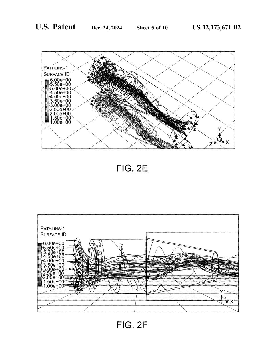 FIG. 1C — Virtual aerospike at the nozzle